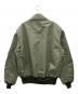 TRADE MARK GOLD (トレードマークゴールド) フライトジャケット オリーブ サイズ:L：10000円