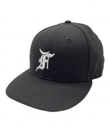 New Era×FOG ESSENTIALS（ニューエラ×フィアオブゴッド エッセンシャル）の古着「キャップ　New Era　FOG ESSENTIALSブラック」｜ブラック