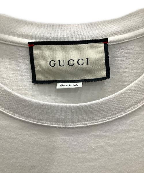 GUCCI（グッチ）GUCCI (グッチ) ディアパッチオーバーサイズドT ホワイト サイズ:XSの古着・服飾アイテム
