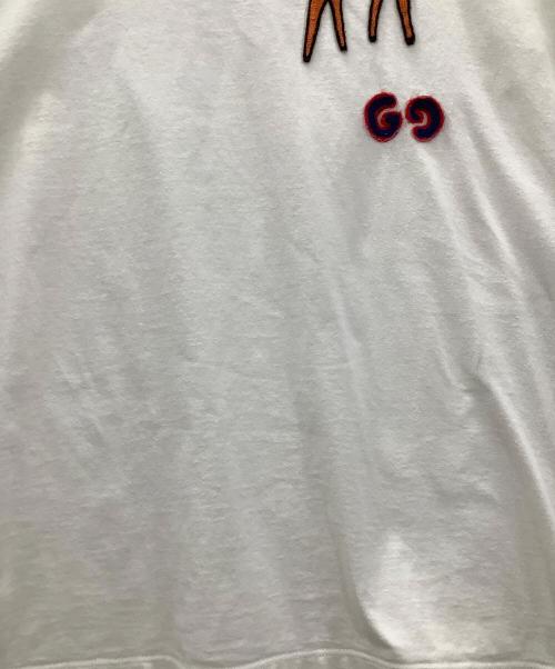 GUCCI（グッチ）GUCCI (グッチ) ディアパッチオーバーサイズドT ホワイト サイズ:XSの古着・服飾アイテム