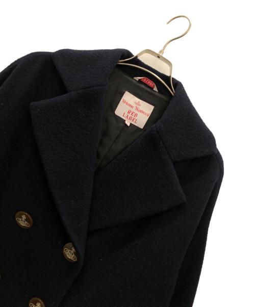 Vivienne Westwood RED LABEL（ヴィヴィアンウエストウッドレッドレーベル）Vivienne Westwood RED LABEL (ヴィヴィアンウエストウッドレッドレーベル) ウールコート ネイビー サイズ:2の古着・服飾アイテム