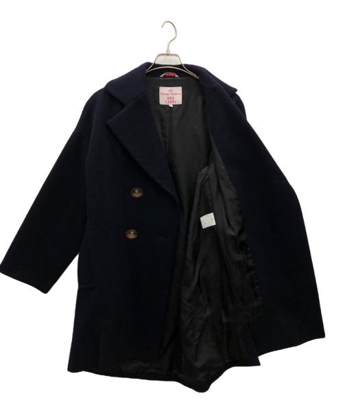 Vivienne Westwood RED LABEL（ヴィヴィアンウエストウッドレッドレーベル）Vivienne Westwood RED LABEL (ヴィヴィアンウエストウッドレッドレーベル) ウールコート ネイビー サイズ:2の古着・服飾アイテム