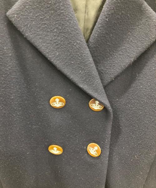 Vivienne Westwood RED LABEL（ヴィヴィアンウエストウッドレッドレーベル）Vivienne Westwood RED LABEL (ヴィヴィアンウエストウッドレッドレーベル) ウールコート ネイビー サイズ:2の古着・服飾アイテム