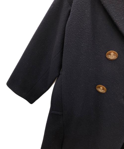 Vivienne Westwood RED LABEL（ヴィヴィアンウエストウッドレッドレーベル）Vivienne Westwood RED LABEL (ヴィヴィアンウエストウッドレッドレーベル) ウールコート ネイビー サイズ:2の古着・服飾アイテム