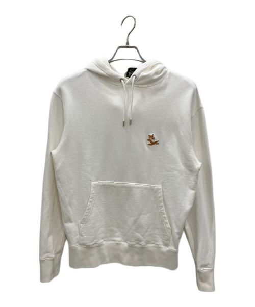 maison kitsune（メゾンキツネ）maison kitsune (メゾンキツネ) パーカー　	MAISON KITSUNE　メンズ　ホワイト ホワイト サイズ:Mの古着・服飾アイテム