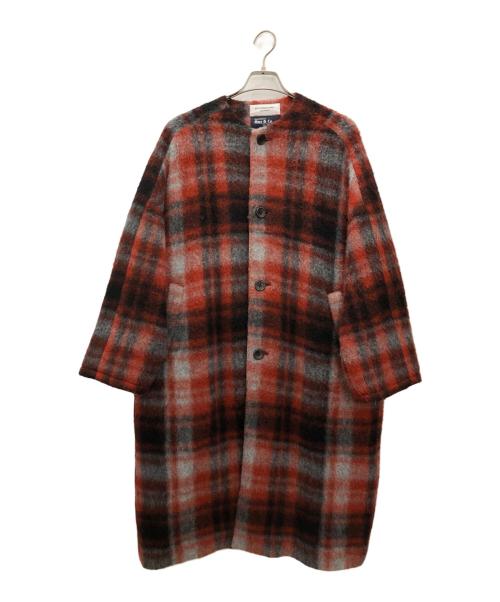 BEAMS BOY（ビームスボーイ）BEAMS BOY (ビームスボーイ) ロングコート レッド サイズ:Freeの古着・服飾アイテム