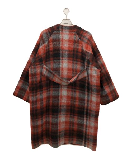 BEAMS BOY（ビームスボーイ）BEAMS BOY (ビームスボーイ) ロングコート レッド サイズ:Freeの古着・服飾アイテム