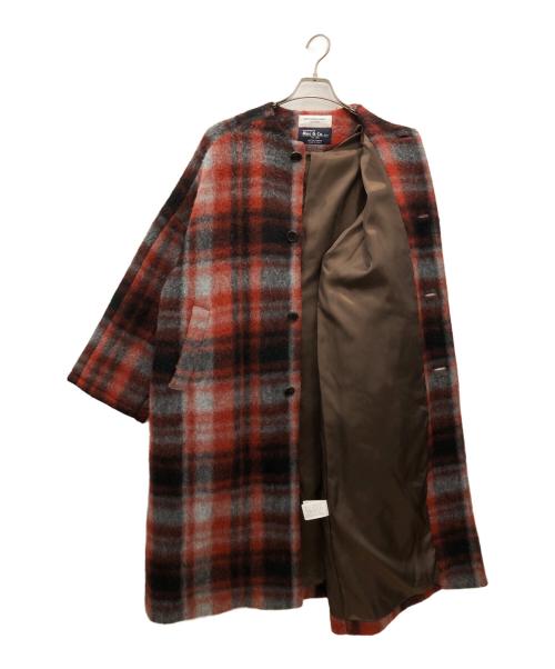 BEAMS BOY（ビームスボーイ）BEAMS BOY (ビームスボーイ) ロングコート レッド サイズ:Freeの古着・服飾アイテム