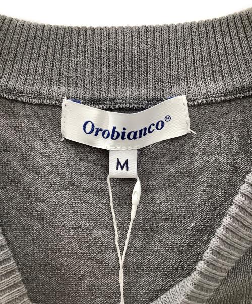 Orobianco（オロビアンコ）Orobianco (オロビアンコ) ゴルフウェア(トップス)　Orobianco　メンズ　グレー グレー サイズ:SIZE M 未使用品の古着・服飾アイテム