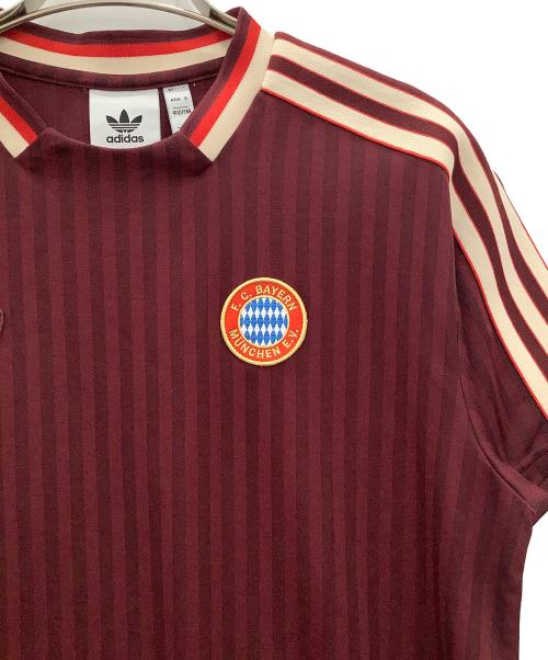 adidas（アディダス）adidas (アディダス) テラスアイコンジャージ　adidas　メンズ　 エンジ サイズ:SIZE Sの古着・服飾アイテム