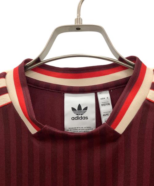 adidas（アディダス）adidas (アディダス) テラスアイコンジャージ　adidas　メンズ　 エンジ サイズ:SIZE Sの古着・服飾アイテム