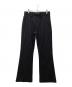 Jaded London（ジェイデッドロンドン）の古着「Black Pinstripe Stacked Bootcut Suit Pants」｜ブラック