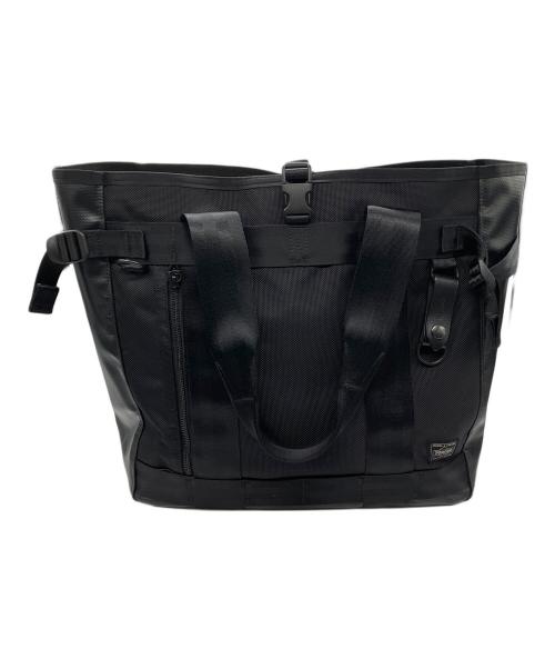 PORTER（ポーター）PORTER (ポーター) ハンドバッグ　PORTER　HEAT　ブラック　吉田カバン ブラックの古着・服飾アイテム