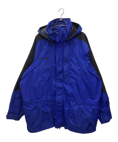 Columbia（コロンビア）Columbia (コロンビア) マウンテンジャケット ブラック×ブルー サイズ:Lの古着・服飾アイテム