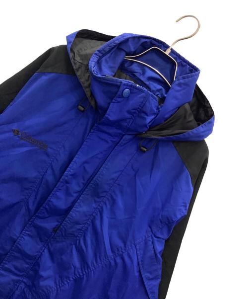 Columbia（コロンビア）Columbia (コロンビア) マウンテンジャケット ブラック×ブルー サイズ:Lの古着・服飾アイテム