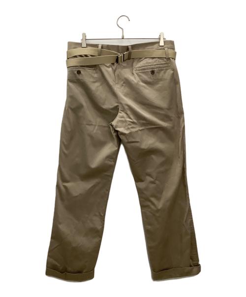 MAISON EUREKA（メゾンエウレカ）MAISON EUREKA (メゾンエウレカ) VINTAGE REWORK CHINOS ブラウン サイズ:Sの古着・服飾アイテム