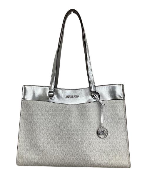 MICHAEL KORS（マイケルコース）MICHAEL KORS (マイケルコース) トートバッグ シルバーの古着・服飾アイテム