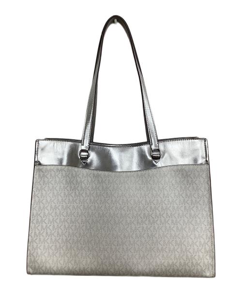 MICHAEL KORS（マイケルコース）MICHAEL KORS (マイケルコース) トートバッグ シルバーの古着・服飾アイテム