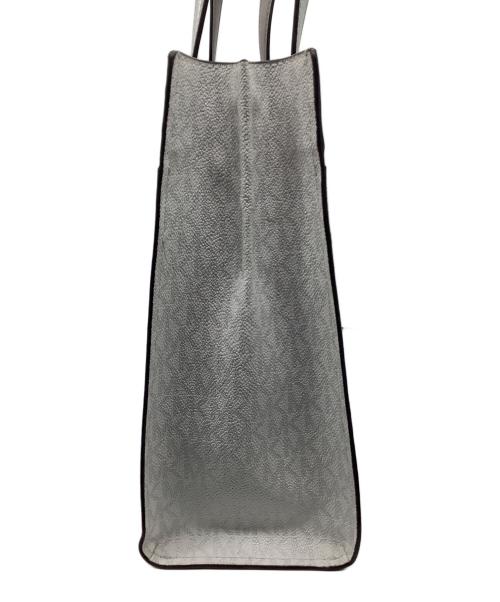 MICHAEL KORS（マイケルコース）MICHAEL KORS (マイケルコース) トートバッグ シルバーの古着・服飾アイテム