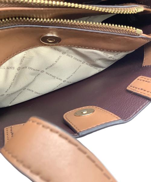 MICHAEL KORS（マイケル・コース）MICHAEL KORS (マイケル・コース) 2WAYバッグ　MICHAEL KORS　ブラウン ブラウンの古着・服飾アイテム