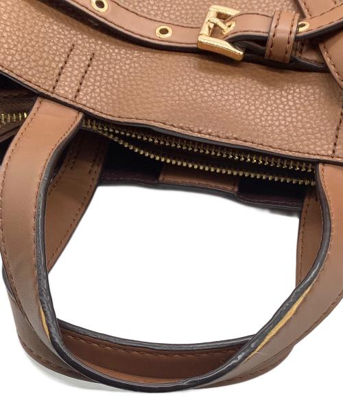 MICHAEL KORS（マイケル・コース）MICHAEL KORS (マイケル・コース) 2WAYバッグ　MICHAEL KORS　ブラウン ブラウンの古着・服飾アイテム