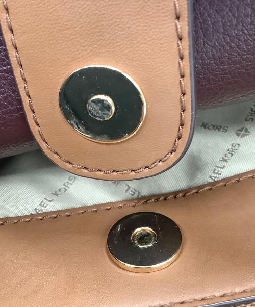 MICHAEL KORS（マイケル・コース）MICHAEL KORS (マイケル・コース) 2WAYバッグ　MICHAEL KORS　ブラウン ブラウンの古着・服飾アイテム