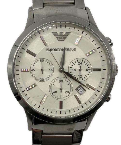 EMPORIO ARMANI（エンポリオ アルマーニ）EMPORIO ARMANI (エンポリオ アルマーニ) 腕時計 シルバーの古着・服飾アイテム