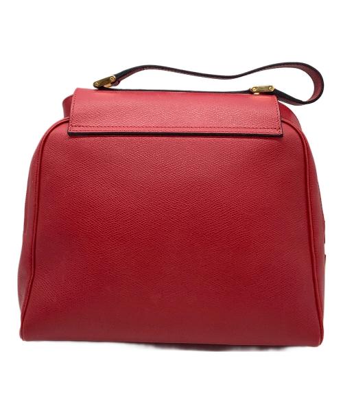 Yves Saint Laurent（イヴサンローラン）Yves Saint Laurent (イヴサンローラン) Yスタッズサッチェル　Yves Saint Laurent　レッド レッドの古着・服飾アイテム