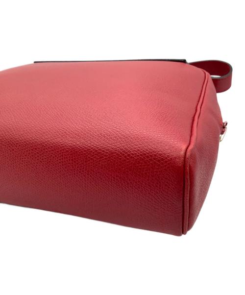 Yves Saint Laurent（イヴサンローラン）Yves Saint Laurent (イヴサンローラン) Yスタッズサッチェル　Yves Saint Laurent　レッド レッドの古着・服飾アイテム