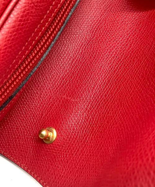 Yves Saint Laurent（イヴサンローラン）Yves Saint Laurent (イヴサンローラン) Yスタッズサッチェル　Yves Saint Laurent　レッド レッドの古着・服飾アイテム