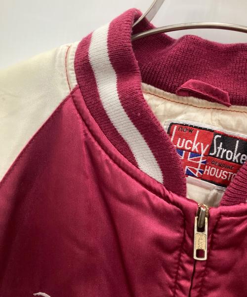 HOUSTON（ヒューストン）HOUSTON (ヒューストン) スカジャン レッド サイズ:Lの古着・服飾アイテム