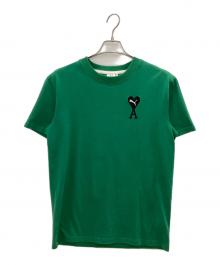 PUMA（プーマ）の古着「M PUMA X AMI GRAPHIC TEE　AMI Alexandre Mattiussi」｜グリーン