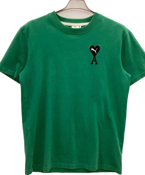 PUMA（プーマ）PUMA (プーマ) M PUMA X AMI GRAPHIC TEE　AMI Alexandre Mattiussi グリーン サイズ:Sの古着・服飾アイテム