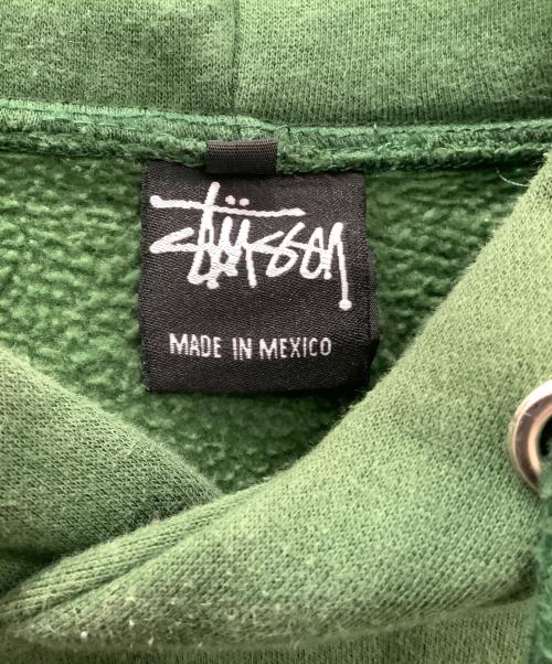stussy（ステューシー）stussy (ステューシー) プルオーバーパーカー グリーン サイズ:XLの古着・服飾アイテム