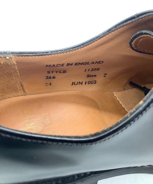 SANDERS（サンダース）SANDERS (サンダース) Military Derby Shoes　SANDERS　メンズ　26cm ブラック サイズ:7の古着・服飾アイテム