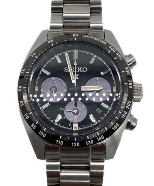 SEIKO（セイコー）SEIKO (セイコー) クロノグラフ　SEIKO　V192-0AF0　プロスペックス ブラック×シルバーの古着・服飾アイテム