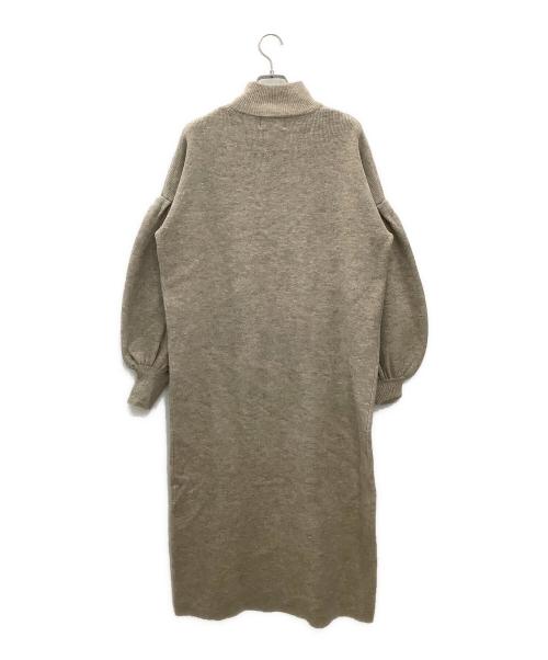 CLANE（クラネ）CLANE (クラネ) ニットワンピース ベージュ サイズ:2の古着・服飾アイテム