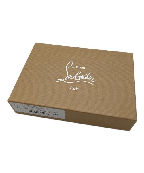 Christian Louboutin（クリスチャン・ルブタン）Christian Louboutin (クリスチャン・ルブタン) 長財布　Christian Louboutin　ラウンドファスナー　ブラック　スタッズ欠品有 ブラックの古着・服飾アイテム