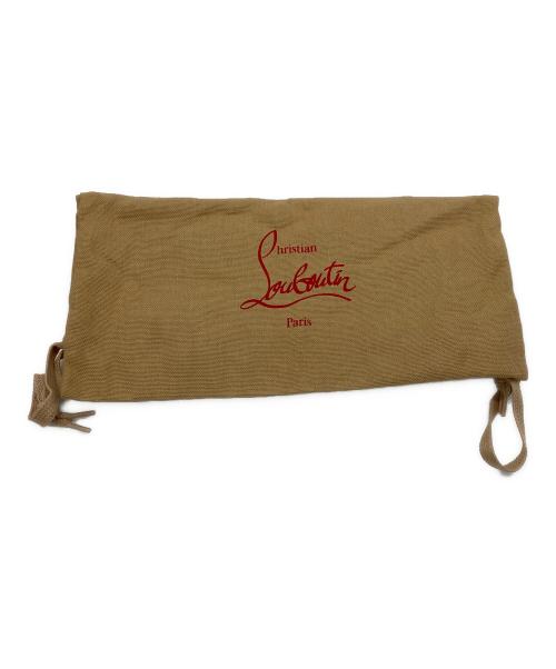 Christian Louboutin（クリスチャン・ルブタン）Christian Louboutin (クリスチャン・ルブタン) 長財布　Christian Louboutin　ラウンドファスナー　ブラック　スタッズ欠品有 ブラックの古着・服飾アイテム