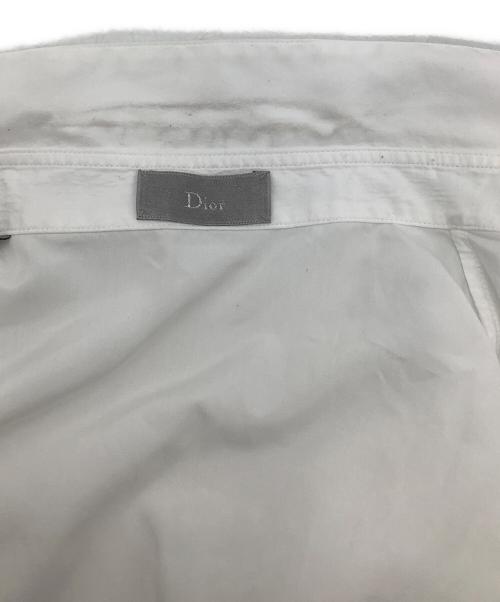 Dior（ディオール）Dior (ディオール) 長袖シャツ　DIOR　ホワイト　ヨゴレ有 ホワイト サイズ:SIZE 39の古着・服飾アイテム