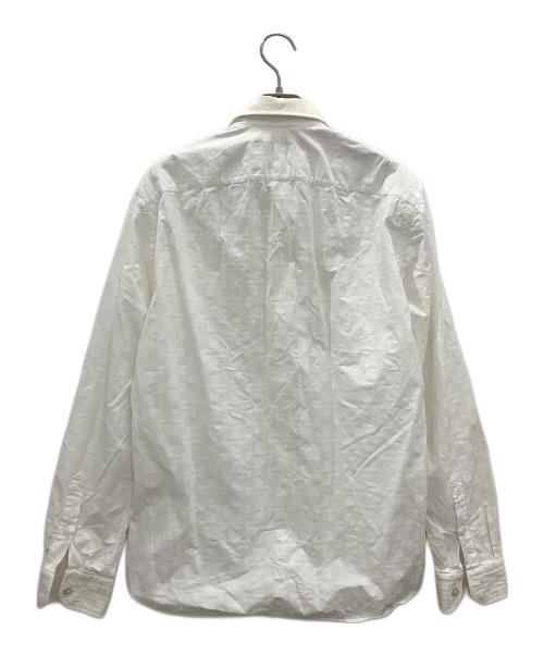 LOUIS VUITTON（ルイ ヴィトン）LOUIS VUITTON (ルイ ヴィトン) 長袖シャツ　LOUIS VUITTON　ヨゴレ有 ホワイト サイズ:SIZE Mの古着・服飾アイテム