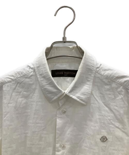 LOUIS VUITTON（ルイ ヴィトン）LOUIS VUITTON (ルイ ヴィトン) 長袖シャツ　LOUIS VUITTON　ヨゴレ有 ホワイト サイズ:SIZE Mの古着・服飾アイテム