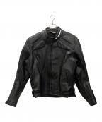 Alpinestarsアルパインスターズ）の古着「レザージャケット」｜ブラック