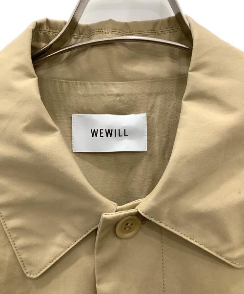 WEWILL（ウィーウィル）WEWILL (ウィーウィル) ステンカラーコート　WEWILL　メンズ　ベージュ ベージュ サイズ:3の古着・服飾アイテム