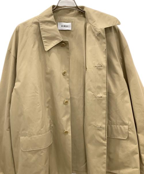 WEWILL（ウィーウィル）WEWILL (ウィーウィル) ステンカラーコート　WEWILL　メンズ　ベージュ ベージュ サイズ:3の古着・服飾アイテム