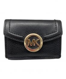 MICHAEL KORS（マイケルコース）の古着「3つ折り財布」｜ブラック