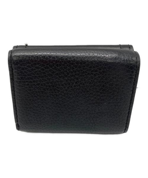 MICHAEL KORS（マイケル・コース）MICHAEL KORS (マイケル・コース) 3つ折り財布 ブラックの古着・服飾アイテム