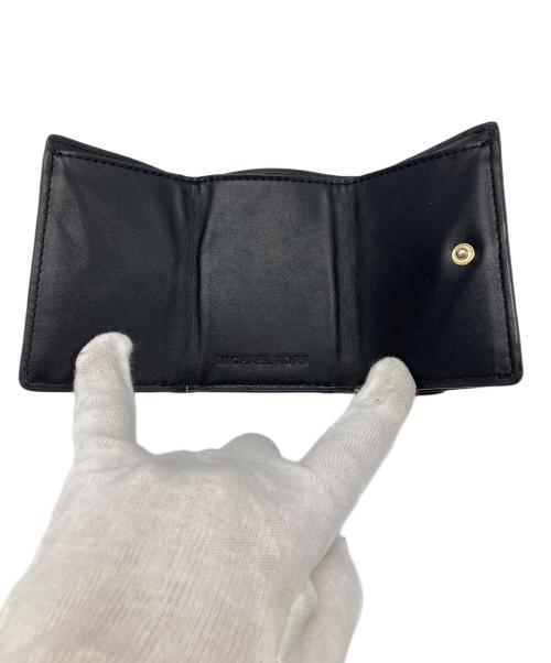 MICHAEL KORS（マイケル・コース）MICHAEL KORS (マイケル・コース) 3つ折り財布 ブラックの古着・服飾アイテム