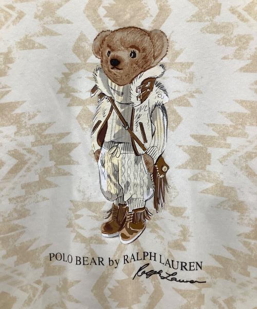 POLO RALPH LAUREN（ポロ・ラルフローレン）POLO RALPH LAUREN (ポロ・ラルフローレン) スウェット　POLO RALPH LAUREN　レディース　 ベージュ サイズ:XLの古着・服飾アイテム
