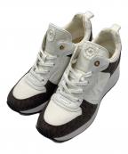 MICHAEL KORSマイケル・コース）の古着「スニーカー　MICHAEL KORS　レディース　ブラウン×ホワイト　24cm　」｜ブラウン×ホワイト